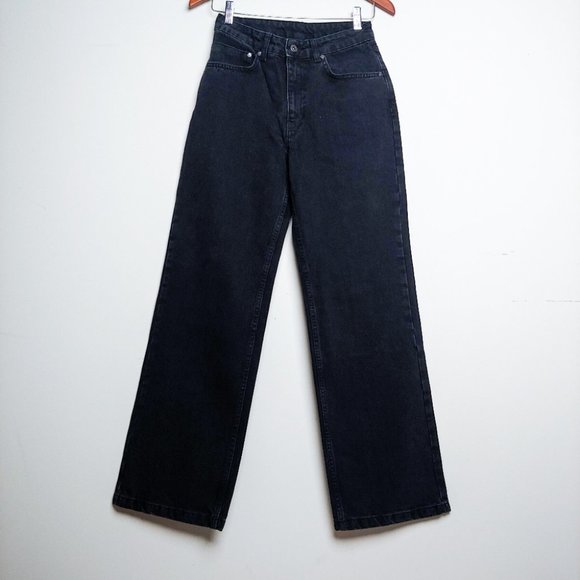 RAGGED PRIEST | Dad Jeans Flare Black Charcoal Dakota Princess Polly 24 - Picture 12 of 15